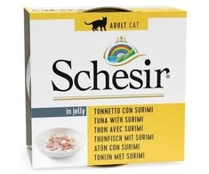 Agras Pet Foods Drėgnas Kačių Maistas - SCHESIR Su Tunu Ir Surimi 85g