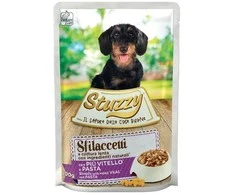 Agras Pet Foods Drėgnas Šunų Maistas - Stuzzy Sfilaccetti Veršiena Su Makaronais 100g
