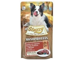 Agras Pet Foods Drėgnas Šunų Maistas - STUZZY Monoprotein Jautiena su Mėlynėmis