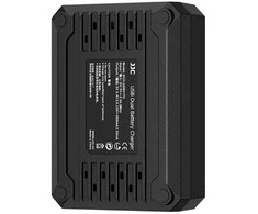 Akumuliatorių Įkroviklis - JJC DCH W126TC USB Dvigubas Įkroviklis Fuji NP W126 Akumuliatoriams Juodas