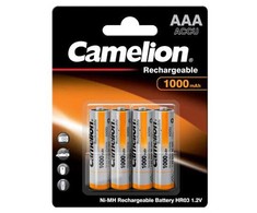 Akumuliatorius - Camelion HR03 AAA 1000mAh 1.2V 4 Pakelis