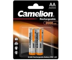 Baterija - Camelion HR6 AA 2000mAh 1.2V Įkraunamos baterijos 2 vnt