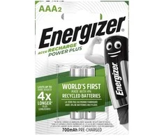 Akumuliatorius - Energizer HR03 AAA 700mAh 1.2V NiMH 2 vnt.