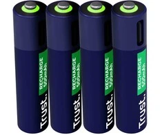 Akumuliatorius - Trust 25671 Įkraunamas AAA 500mAh 800 Ciklų 4 vnt.