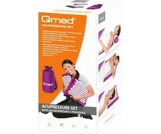 Akupresūros kilimėlis - Qmed kilimėlis su pagalvėlėmis, violetinė