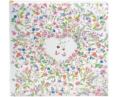 Albumas GOLDBUCH 08035 Charming Heart 30x31/60psl balti lapai, kampučiai/lipdukai, knyginio rišimo [V]
