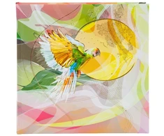 Albumas GOLDBUCH 24742 The Parrot 25x25/60psl | balti lapai | kampučiai/lipdukai | knyginio rišimo