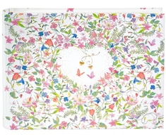 Albumas svečių knyga GOLDBUCH 47035 Charming Heart 29x23/50psl | spiralinio rišimo | kampučiai/lipdukai