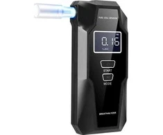 Alkotesteris - ALCOALERT Handy Breathalyzer (elektrocheminis jutiklis, LCD ekranas, kompaktiškas)