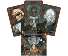 Ambrosia Taro Kortų Komplektas - Shakespeare Taro 78 Kortų Gidas 120 x 65 mm