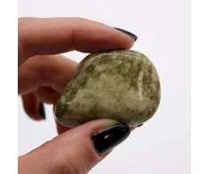 Ancient Wisdom Epidote Snowflake Akmuo (6 Vnt. L Dydžio)