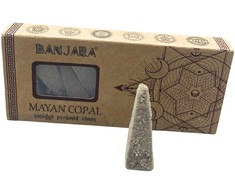 Ancient Wisdom Banjara piramidės smilkalų kūgiai – Majų kopalas, meditacijai (10 vnt)