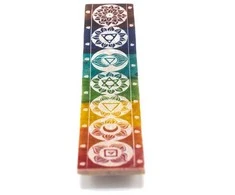 Ancient Wisdom Muilo akmens smilkalų laikiklis Seven Chakra 26x5cm