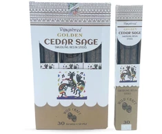 Ancient Wisdom Golden Cedar Sage smilkalai – raminantis kedro ir šalavijo kvapas, meditacijai