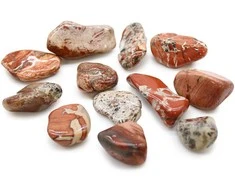 Ancient Wisdom Light Jasper - Brecciated Akmuo (12 Vnt. M Dydžio)