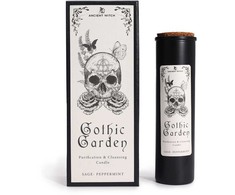 Ancient Witch Žvakė - Senovinė Ragana Gotikinis Sodas Šalavijas ir Mėta 705g 50h Degimo Laikas