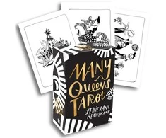 Andrews Mcmeel Publishing Taro Kortų Rinkinys - Many Queens Taro 78 Kortų Iliustruotas Gidas 14x10.2x4 cm