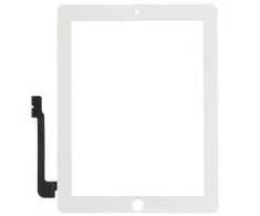 Apple Lietimui jautrus planšetinio kompiuterio stikliukas iPad 3 baltas ORG