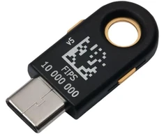 Apsaugos raktas - Yubico YubiKey 5C FIPS USB-C juodas