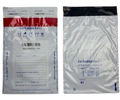 Security envelopes BESTPAK SAFEMONEYBAG deposit envelopes 190x260+35 mm B5 100 pcs. Transparent