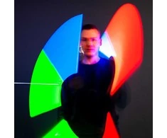 Apšvietimo įranga - Caruba 60cm RGB LED vamzdis nešiojamas šviesos reguliuojamos spalvos