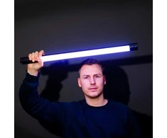 Apšvietimo įranga - Caruba 60cm RGB LED vamzdis nešiojamas šviesos reguliuojamos spalvos