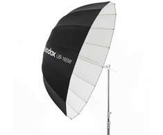 Apšvietimo įranga - Godox 165cm parabolinis skėtis minkštam dėžutei juodas ir baltas