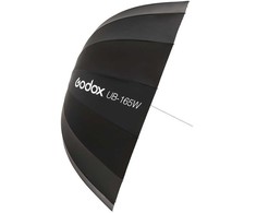 Apšvietimo įranga - Godox 165cm parabolinis skėtis minkštam dėžutei juodas ir baltas