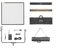 Apšvietimo įranga - Godox AD33 K2 Elektrinis difuzorius (100x100cm, CRMX, Bluetooth)