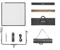 Apšvietimo Įranga - Godox AD33 K3 Elektrinis Difuzorius (Bluetooth Valdymas, 100x100cm)