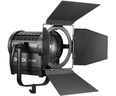 Apšvietimo įranga - Godox F7 120D K2 5600K 71,100 lux dienos šviesos LED Fresnel šviesa