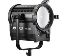 Apšvietimo įranga - Godox F7 300R 300W LED Fresnel šviesa 1800K-10000K