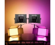 Apšvietimo įranga - Godox LDX100R Panel Light RGBWW, reguliuojamas ryškumas, keli valdymo metodai, RGBWW