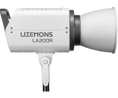 Apšvietimo įranga - Godox Litemons LA200R 2 LED šviesos su minkštais dėžėmis ir stovais RGB