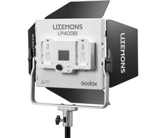 Apšvietimo įranga - Godox Litemons LP400Bi dviejų spalvų LED šviesos panelė rinkinys 2800K-6500K