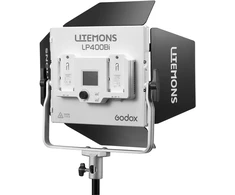 Apšvietimo įranga - Godox Litemons LP400Bi dviejų spalvų LED šviesos panelė 3 komplektas