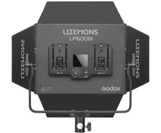 Apšvietimo įranga - Godox LP600Bi K3 dviejų spalvų LED šviesos panelė 3 šviesų rinkinys juodas