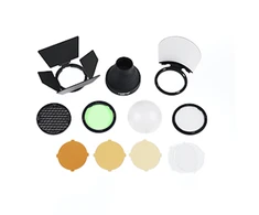 Apšvietimo įranga - Godox R1 RGB apvalus LED šviestuvas su AK R1 rinkiniu