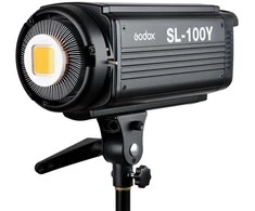 Apšvietimo įranga - Godox SL100Y 3300K LED šviesa 6500 Lux tungstenas