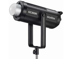 Apšvietimo Įranga - Godox SZ300R Zoom RGB LED Video Light 2500K-10000K