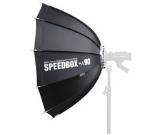 Apšvietimo įranga - SMDV Speedbox A90 Softbox 90cm Double Diffuser Ripstop Nylon