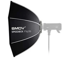 Apšvietimo įranga - SMDV Speedbox Flip36 aštuonkampis minkštas dėklas 90cm nailonas