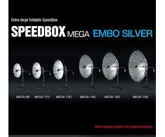 Apšvietimo Įranga - SMDV Speedbox Mega 90 Deep Softbox 90cm Sidabrinis
