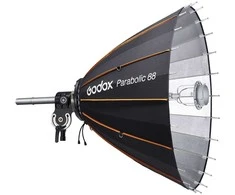 Apšvietimo modifikatorius - Godox Parabolic Reflector Zoom Box P88Kit, reguliuojamas fokusas