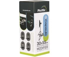 Apšvietimo modifikatorius - Phottix G-Capsule softbox 30x55cm Bowens tvirtinimas
