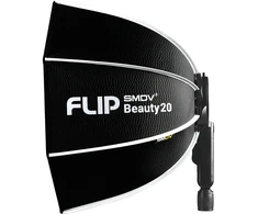 Apšvietimo Modifikatorius - SMDV Flip Beauty Dish 20, Minkštas Vienodas Apšvietimas