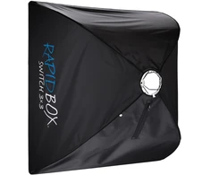 Apšvietimo Modifikatorius - Westcott Rapid Box Switch 3x3 Softbox, Patvarus Aliuminio Rėmas, Neutralus Difuzinis Audinys, Juodas