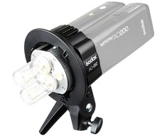 Apšvietimo priedas - Godox AD B2 Dual Power Flash Head (400W/s, Bowen S type mount)