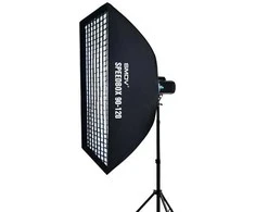 Apšvietimo priedas - SMDV Grid for Speedbox 100 140 5x5 cm Juodas