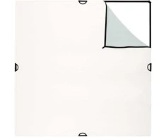 Apšvietimo priedas - Westcott Scrim Jim Large Bounce Fabric (1.8 x 1.8m, Sidabrinis/Baltas)